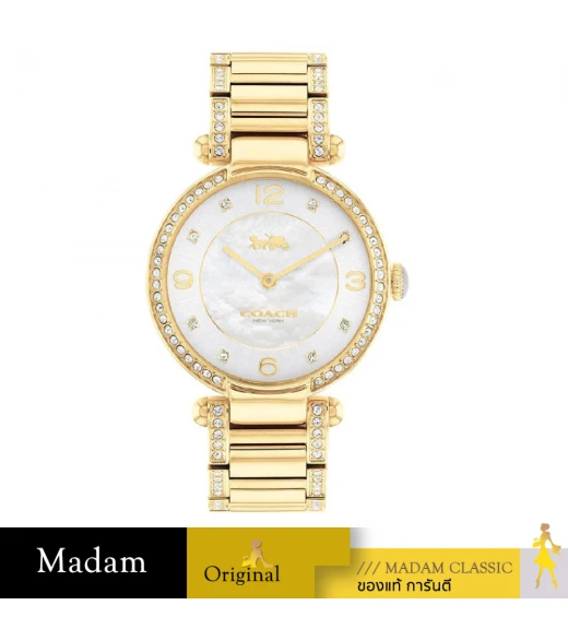 นาฬิกาข้อมือ COACH 14503832,CARY WOMEN'S WATCH, 36MM,STAINLESS STEEL,GOLD		