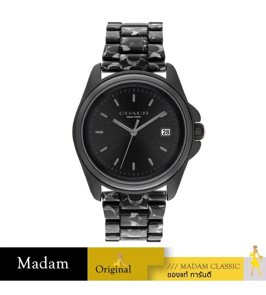 นาฬิกาข้อมือ COACH 14504186,ACETATE WOMEN'S WATCH,36 MM.,STAINLESS STEEL,BLACK		