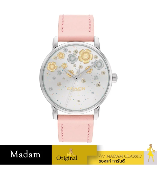 นาฬิกาข้อมือ COACH 14503846,GRAND WOMEN'S WATCH, 36MM,LEATHER STRAP,PINK		