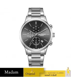 นาฬิกาข้อมือ LEE COOPER LC08042-350,44 MM,STAINLESS STEEL,BLACK / SILVER		