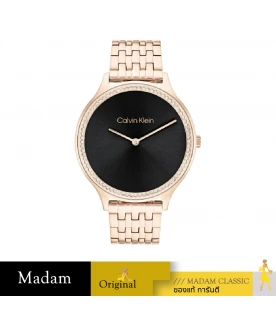 นาฬิกาข้อมือ CALVIN KLEIN CK25100003,38 MM.,STAINLESS STEEL,BLACK / ROSE GOLD