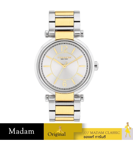 นาฬิกาข้อมือ COACH 14504045,39 MM,STAINLESS STEEL,TWO-TONE SILVER / GOLD		
