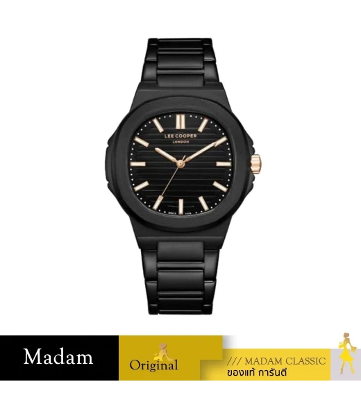 นาฬิกาข้อมือ LEE COOPER LC08016-651,45 MM,STAINLESS STEEL,BLACK