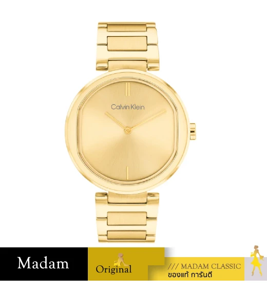 นาฬิกาข้อมือ CALVIN KLEIN CK25200252,36 MM.,STAINLESS STEEL,GOLD 				