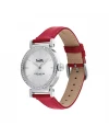 นาฬิกาข้อมือ COACH 14503869,34 MM,LEATHER STRAP,SILVER / RED 				
