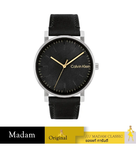 นาฬิกาข้อมือ CALVIN KLEIN CK25200262,43 MM.,LEATHER STRAP,BLACK   				