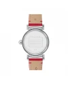 นาฬิกาข้อมือ COACH 14503869,34 MM,LEATHER STRAP,SILVER / RED 				
