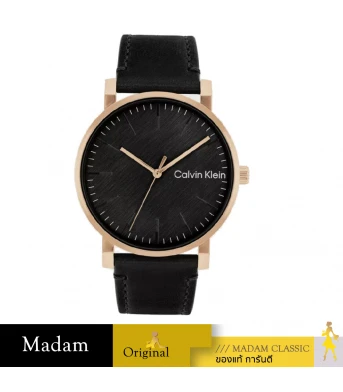 นาฬิกาข้อมือ CALVIN KLEIN CK25200318,43 MM,LEATHER STRAP,BLACK				