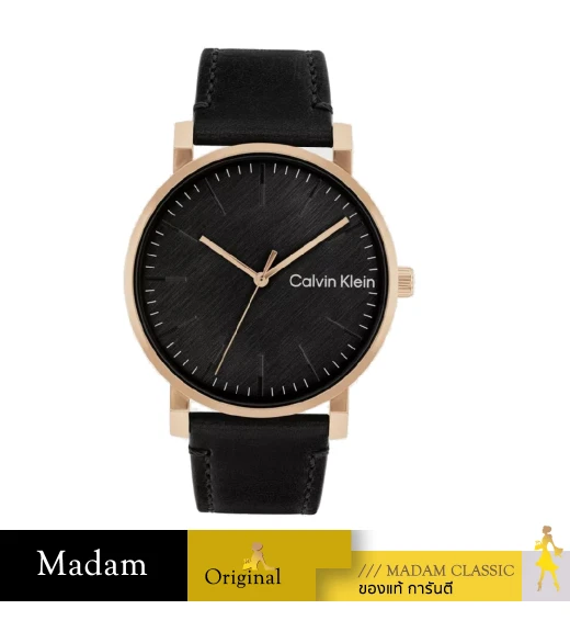 นาฬิกาข้อมือ CALVIN KLEIN CK25200318,43 MM,LEATHER STRAP,BLACK				