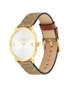 นาฬิกาข้อมือ COACH 14504205,36 MM,CANVAS STRAP,BROWN				