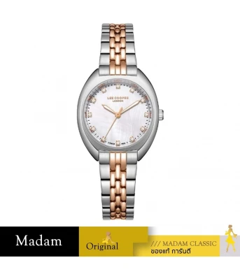 นาฬิกาข้อมือ LEE COOPER LC07989-420,30 MM,STAINLESS STEEL, TWO TONE SILVER/ ROSE GOLD				