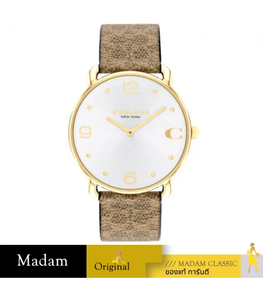 นาฬิกาข้อมือ COACH 14504205,36 MM,CANVAS STRAP,BROWN				