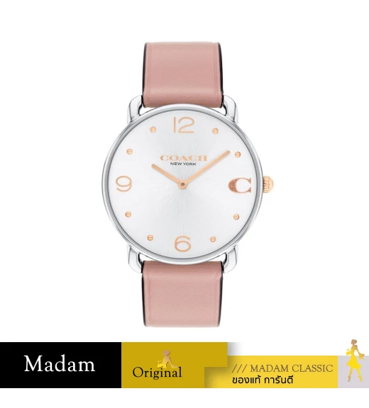นาฬิกาข้อมือ COACH 14504199,36 MM,LEATHER STRAP,PINK				