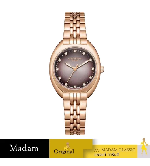 นาฬิกาข้อมือ LEE COOPER LC07989-410,30 MM,STAINLESS STEEL, ROSE GOLD				
