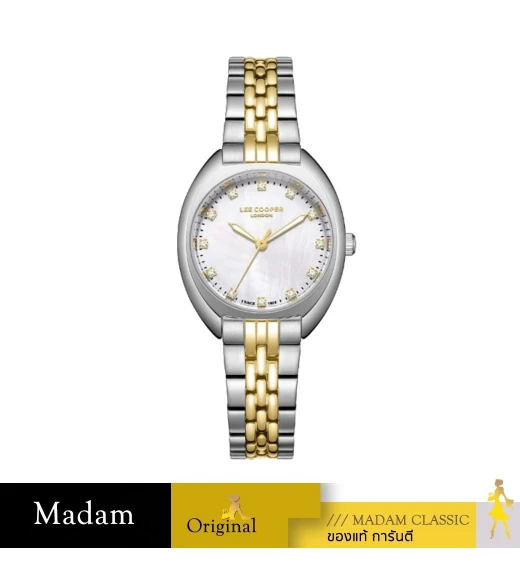 นาฬิกาข้อมือ LEE COOPER LC07989-220,30 MM,STAINLESS STEEL,TWO TONE SILVER/GOLD				