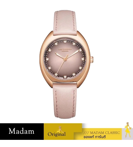 นาฬิกาข้อมือ LEE COOPER LC07988-418,30 MM,LEATHER STRAP,PINK	