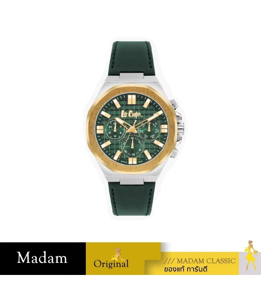 นาฬิกาข้อมือ LEE COOPER LC07983-277,46 MM,SILICONE STRAP,GREEN				