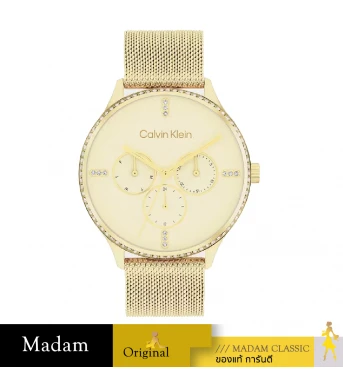 นาฬิกาข้อมือ CALVIN KLEIN CK25200372,38 MM.,STAINLESS STEEL,GOLD				