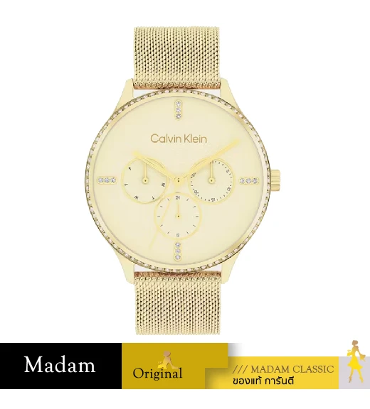 นาฬิกาข้อมือ CALVIN KLEIN CK25200372,38 MM.,STAINLESS STEEL,GOLD				