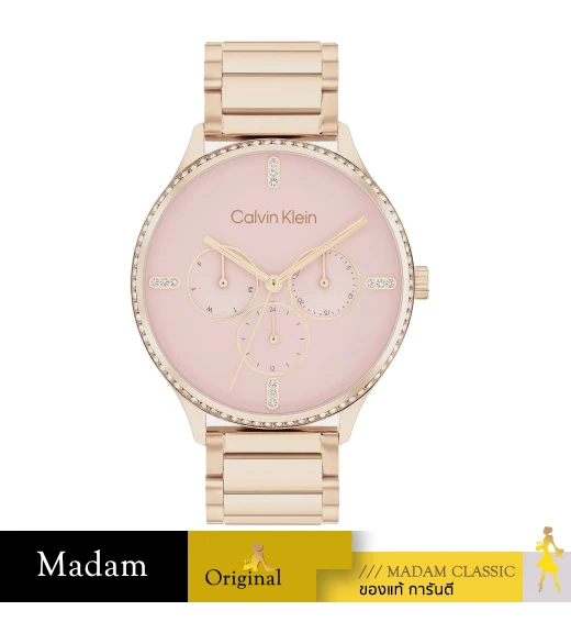 นาฬิกาข้อมือ CALVIN KLEIN CK25200370,38 MM.,STAINLESS STEEL,ROSE GOLD				