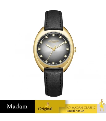นาฬิกาข้อมือ LEE COOPER LC07988-131,30 MM,LEATHER STRAP,BLACK				