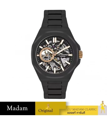 นาฬิกาข้อมือ LEE COOPER LC07977-650,43 MM,SILICONE STRAP,BLACK				