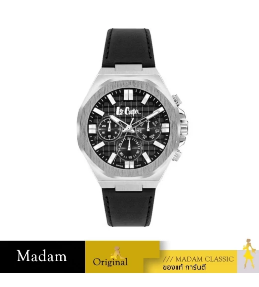 นาฬิกาข้อมือ LEE COOPER LC07983-351,46 MM,SILICONE STRAP,BLACK				