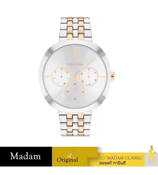 นาฬิกาข้อมือ CALVIN KLEIN CK25200337,38 MM.,STAINLESS STEEL,TWO TONE SILVER / ROSE GOLD				