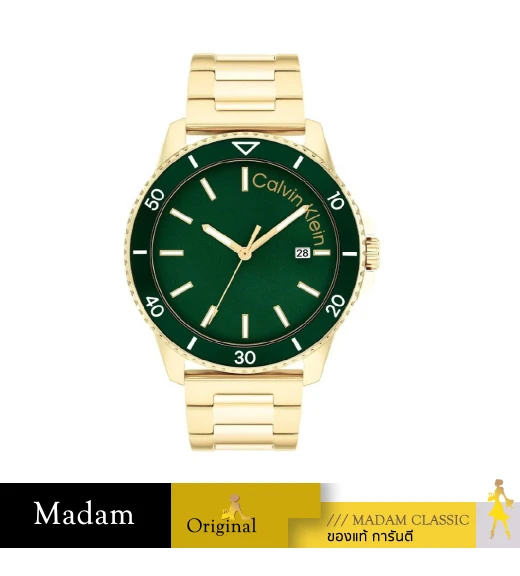 นาฬิกาข้อมือ CALVIN KLEIN CK25200383,44 MM.,STAINLESS STEEL,GOLD    				