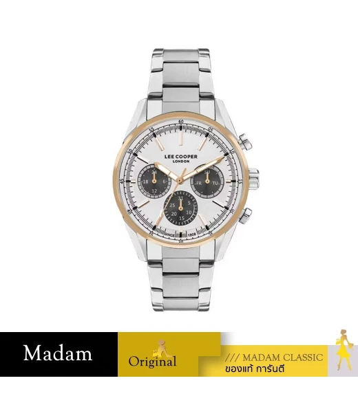 นาฬิกาข้อมือ LEE COOPER LC07986-530,44 MM,STAINLESS STEEL,SILVER				