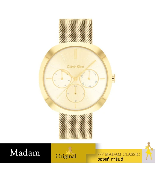 นาฬิกาข้อมือ CALVIN KLEIN CK25200339,38 MM.,STAINLESS STEEL,GOLD    				