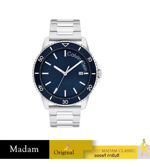 นาฬิกาข้อมือ CALVIN KLEIN CK25200385,44 MM.,STAINLESS STEEL,SILVER     				