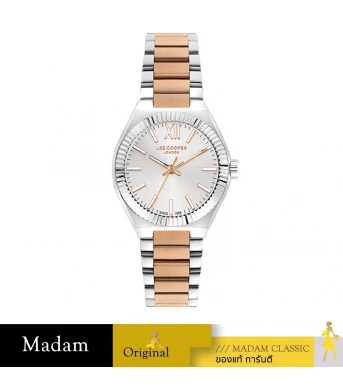 นาฬิกาข้อมือ LEE COOPER LC07970-530,33 MM,STAINLESS STEEL,TWO TONE SILVER/ROSE GOLD				