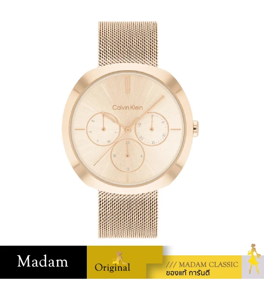 นาฬิกาข้อมือ CALVIN KLEIN CK25200340,38.5 MM.,STAINLESS STEEL,ROSE GOLD				