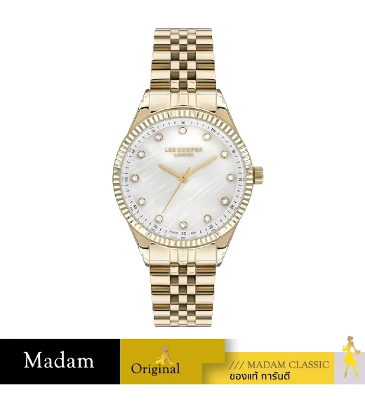 นาฬิกาข้อมือ LEE COOPER LC07310-120,35 MM.,STAINLESS STEEL,GOLD    				