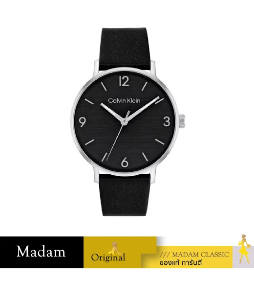 นาฬิกาข้อมือ CALVIN KLEIN CK25200437,42 MM.,LEATHER STRAP,BLACK   				