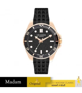นาฬิกาข้อมือ LEE COOPER LC07954-650,43 MM,SILICONE STRAP,BLACK				