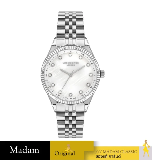 นาฬิกาข้อมือ LEE COOPER LC07310-320,35 MM.,STAINLESS STEEL,SILVER     				