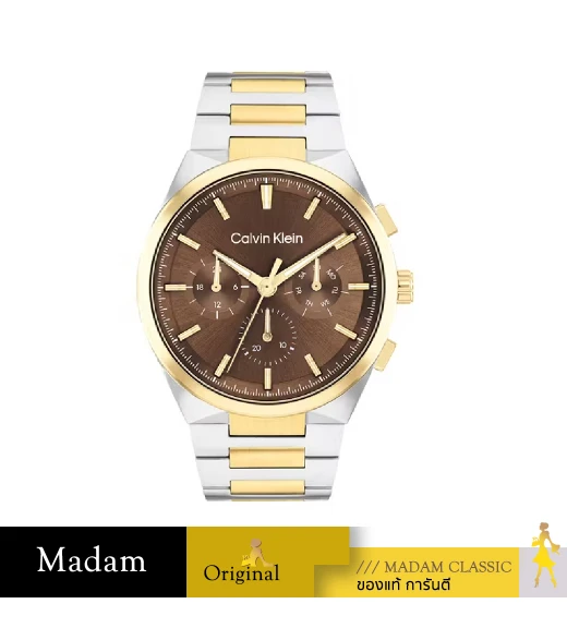 นาฬิกาข้อมือ CALVIN KLEIN CK25200442,44 MM.,STAINLESS STEEL,TWO TONE SILVER / GOLD				