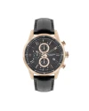 นาฬิกาข้อมือ LEE COOPER LC07855-451,45 MM.,LEATHER STRAP,BLACK   				