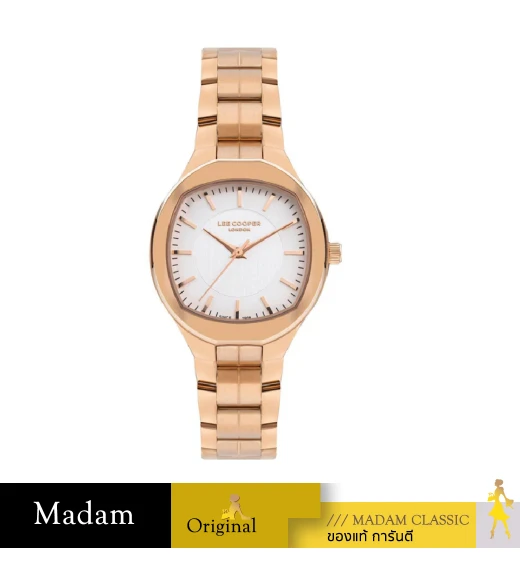 นาฬิกาข้อมือ LEE COOPER LC07850-430,33 MM.,STAINLESS STEEL,ROSE GOLD 				