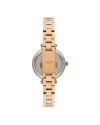 Gift set นาฬิกาพร้อมสร้อยข้อมือ LEE COOPER LC07813-450,32 MM.,Metal strap, rose gold/black	