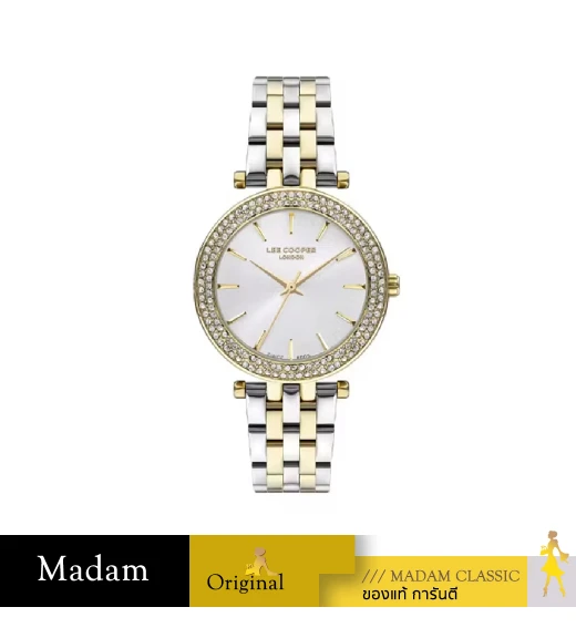 "นาฬิกาข้อมือ LEE COOPER LC07864-230,34 MM.,STAINLESS STEEL ,TWO TONE SILVER / GOLD"				