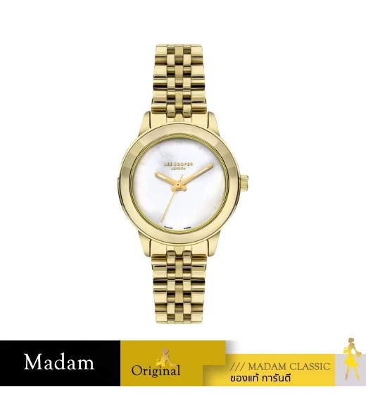นาฬิกาข้อมือ LEE COOPER LC07934-120,30 MM,STAINLESS STEEL,GOLD				