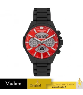 นาฬิกาข้อมือ LEE COOPER LC07878-680,46 MM,SILICONE STRAP,BLACK				