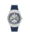 นาฬิกาข้อมือ LEE COOPER LC07902-399,42 MM,SILICONE STRAP,BLUE				