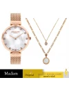 Gift set นาฬิกาพร้อมสร้อยคอ LEE COOPER LC07806-420,36 MM.,STAINLESS STEEL,ROSE GOLD				