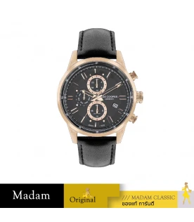 นาฬิกาข้อมือ LEE COOPER LC07855-451,45 MM.,LEATHER STRAP,BLACK   				