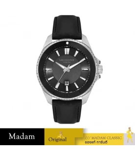 นาฬิกาข้อมือ LEE COOPER LC07870-351,45 MM.,LEATHER STRAP,BLACK				