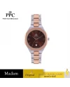 นาฬิกาข้อมือ PPC FONTAINEBLEAU PPC-EE06-SRG-BR JOAN CLASSIC DATE SILVER ROSEGOLD / BROWN 36 MM,SILVER ROSEGOLD / BROWN	